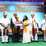 त्रिपुरा विश्वविद्यालय के 14वें दीक्षांत समारोह में उपराष्ट्रपति सी. पी. राधाकृष्णन ने संबोधित किया