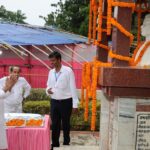 पटना हाई स्कूल के स्थापना दिवस समारोह में शामिल होकर नीतीश कुमार ने किया शहीद राजेन्द्र प्रसाद सिंह की प्रतिमा का अनावरण