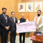 पंजाब नेशनल बैंक ने 01 करोड़ रूपये का चेक मुख्यमंत्री राहत कोष के लिये मुख्यमंत्री को सौंपा, मुख्यमंत्री ने जताया आभार
